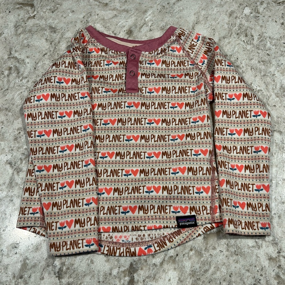 Patagonia My Planet Capeline base layer top and bottom set - Picture 4 of 9